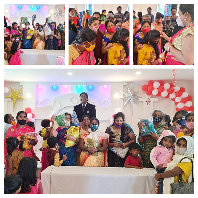 Grace Ministry Bro Andrew and Sis Hanna celebrated Christmas 2020 in Bangalore at the ministry prayer tower with pomp and grandeur on December 27th Sunday, 2020.